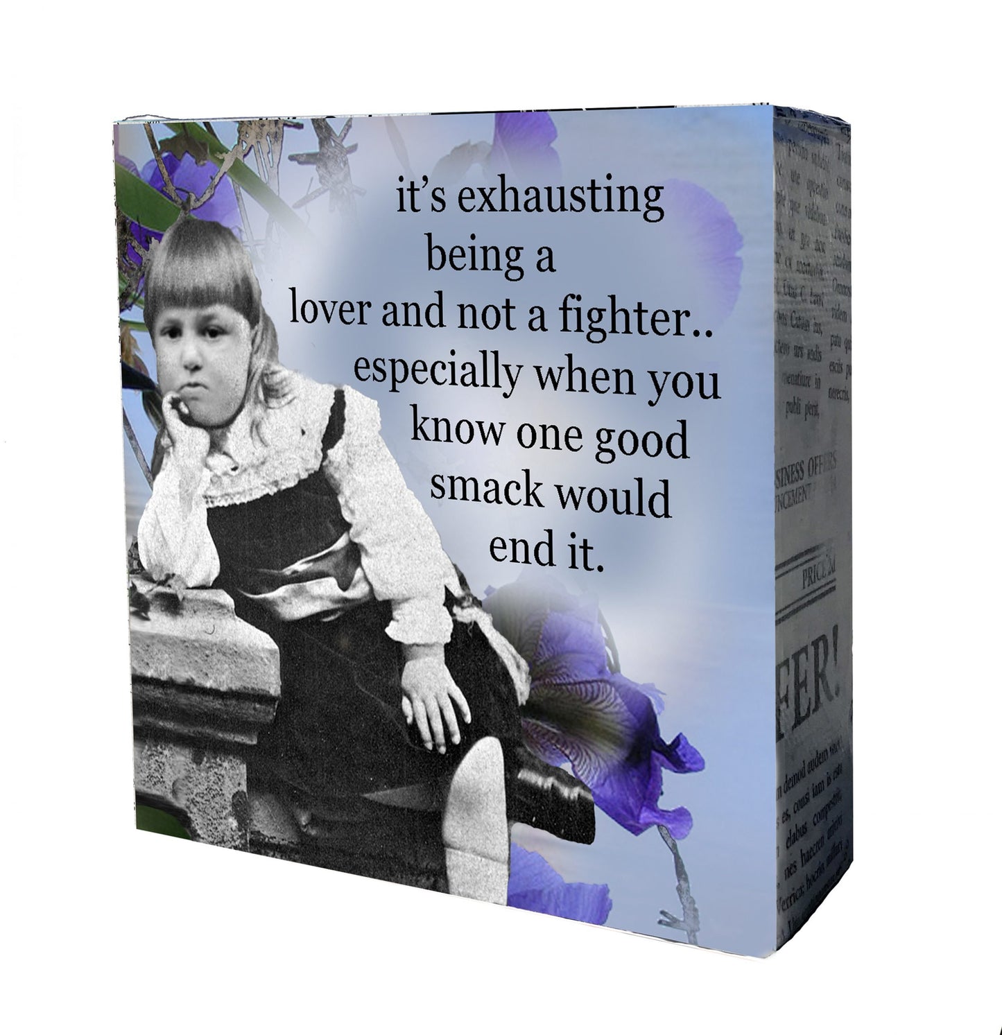 Mini Canvas-Love not Fight