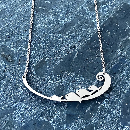Fish Family Necklace