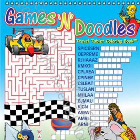 Games-n-Doodles Activity Book
