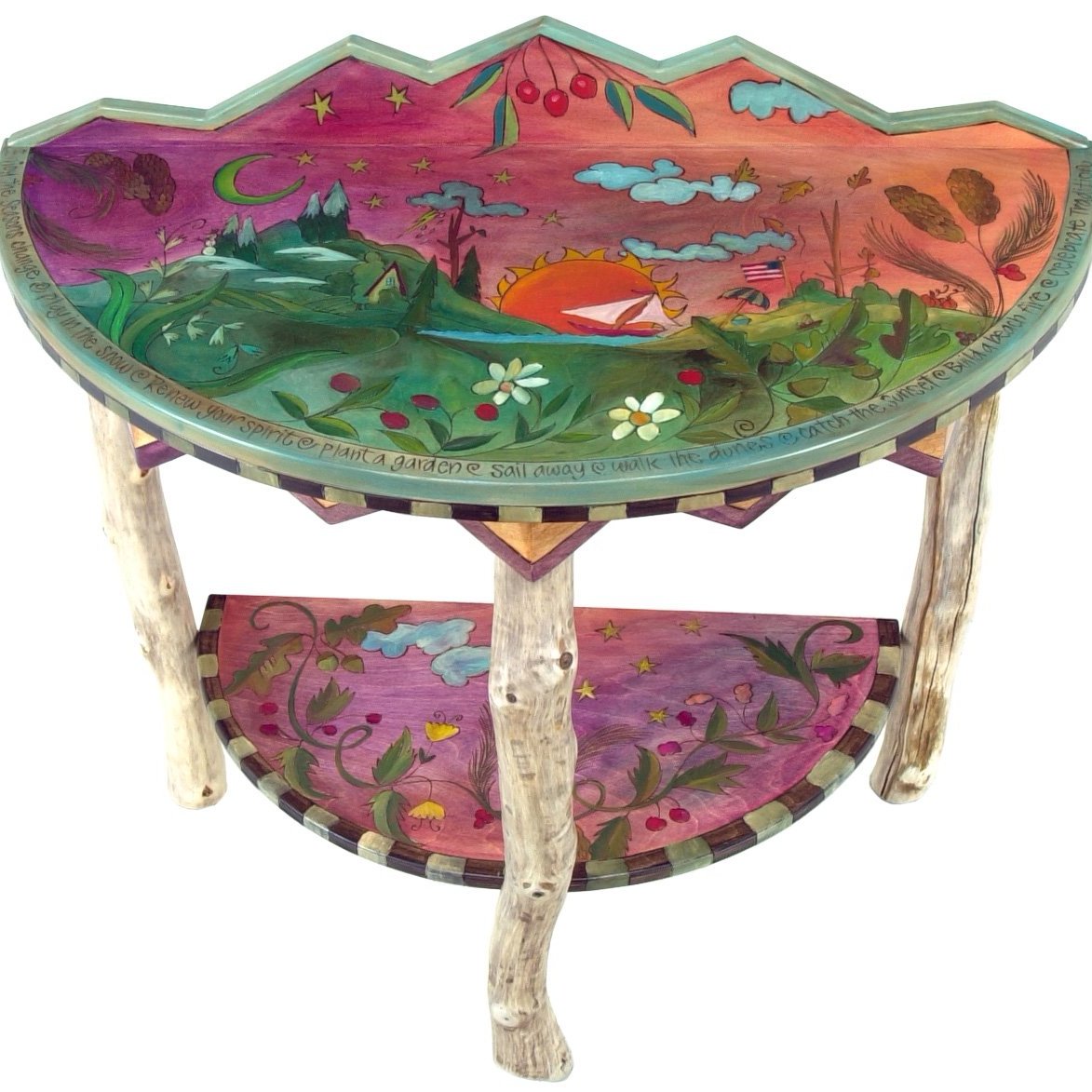 Half Round Table-Landscape