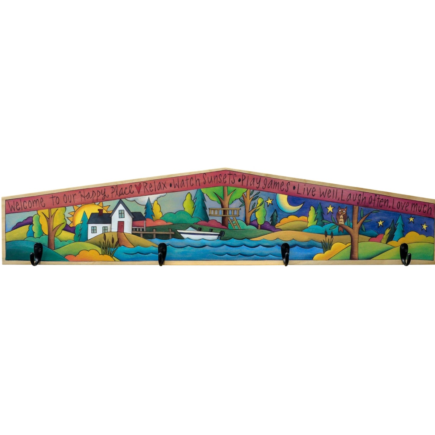 Coat Rack-Happy Place