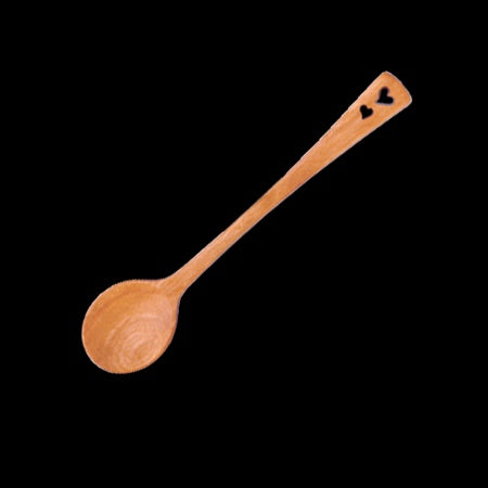 Wood Spoon 6"-Heart