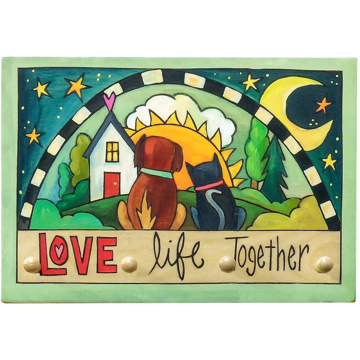 Key Ring Plaque-Best Friends