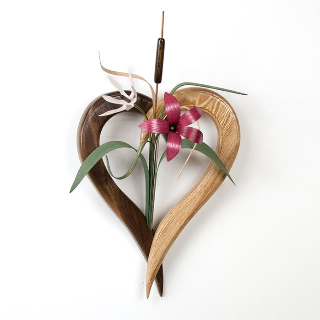 Wall Heart Flower Arrangement