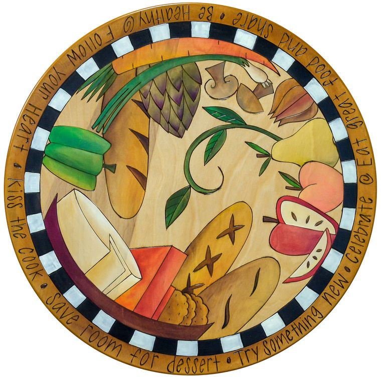 Lazy Susan 20"-Eat Great Food