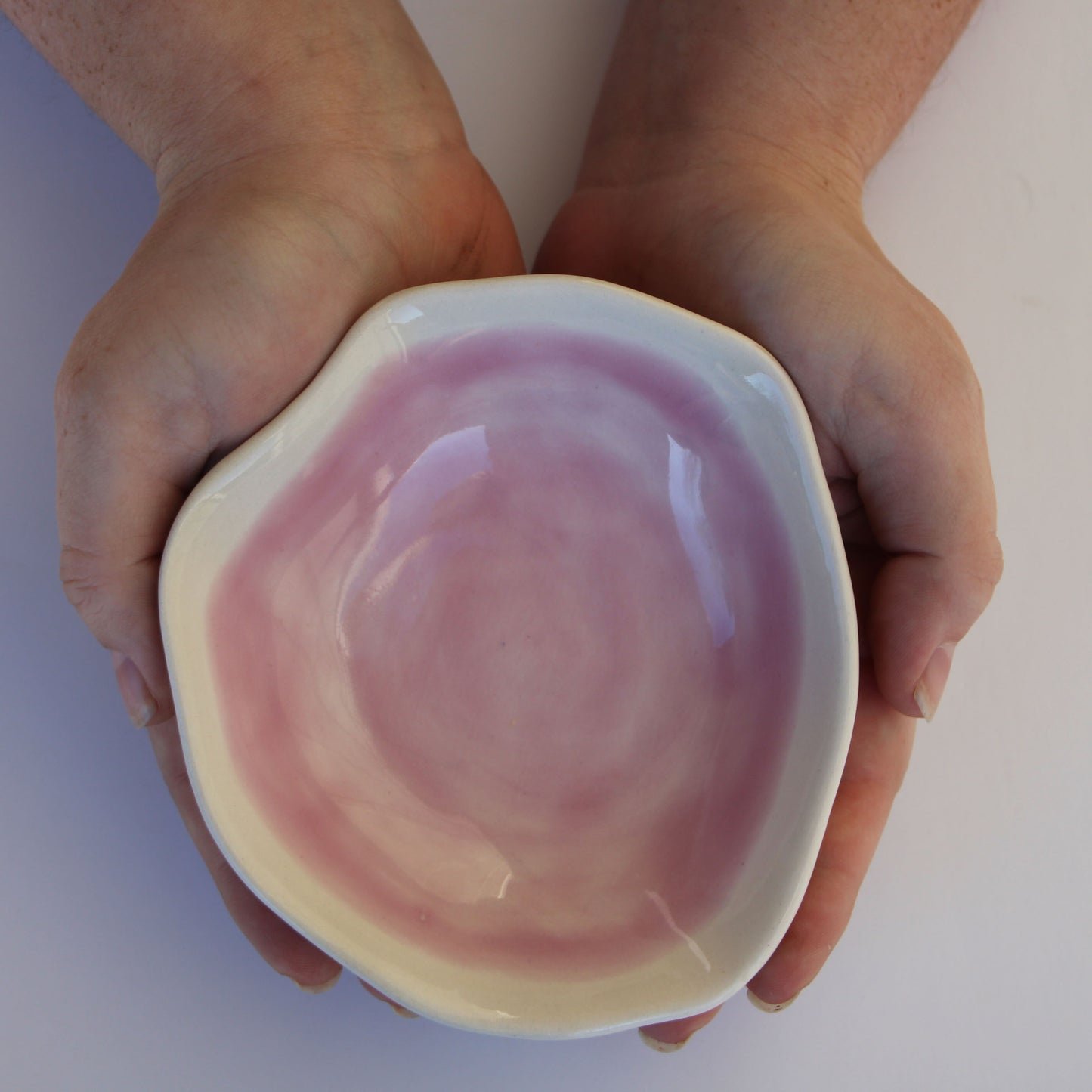 Organic Edge Ceramic Candy Dish