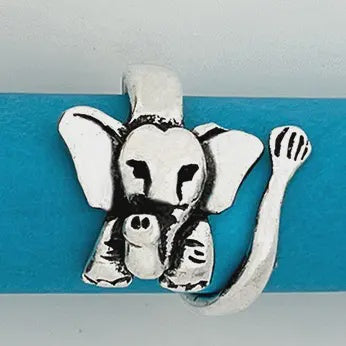 Elephant Adjustable Ring