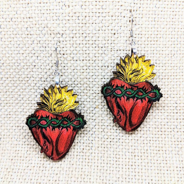 Sacred Heart Earrings