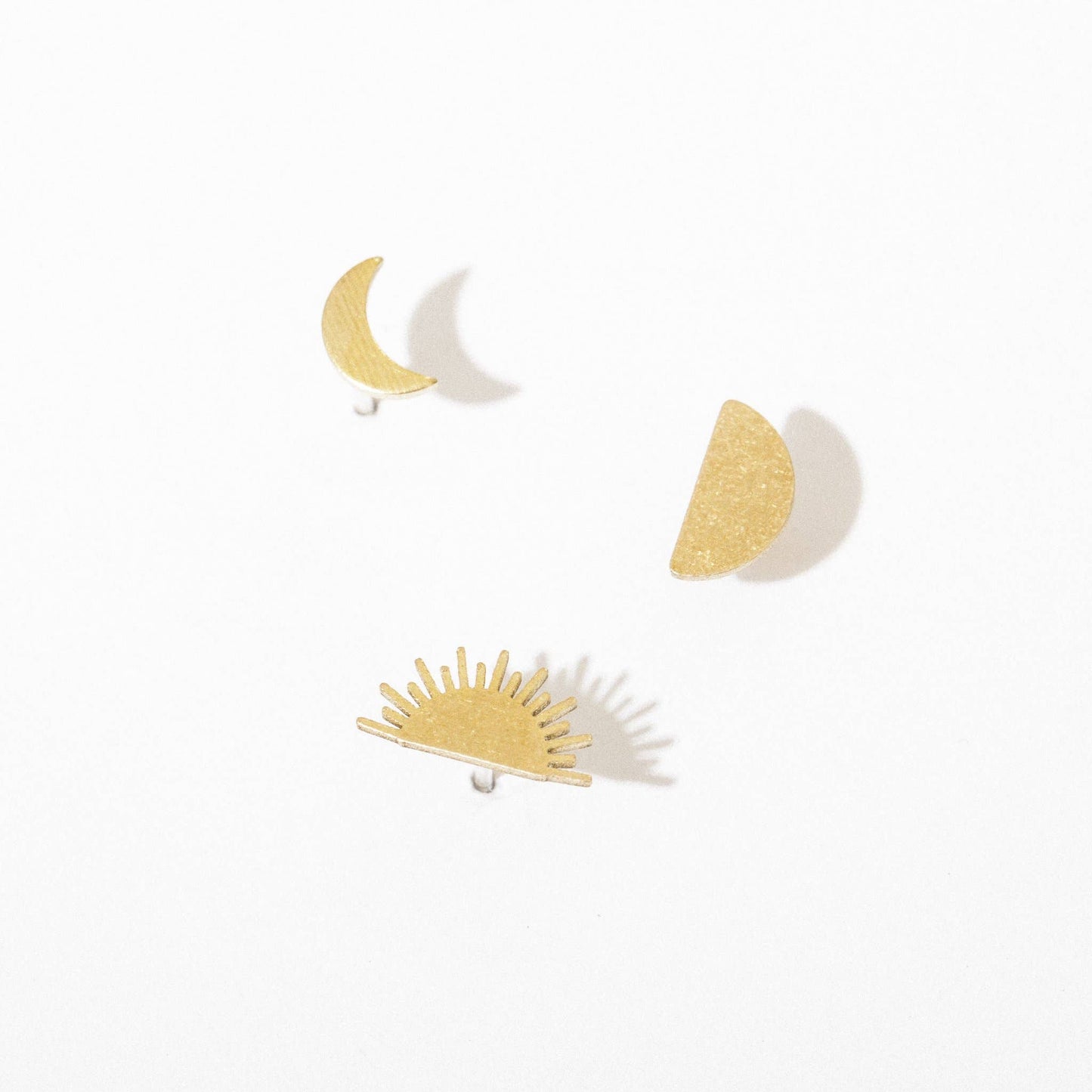 Sun & Moon Earrings-3 Pack
