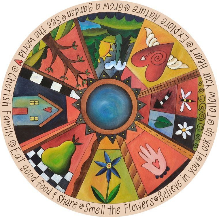 Lazy Susan-Your Life is Art (Printed)