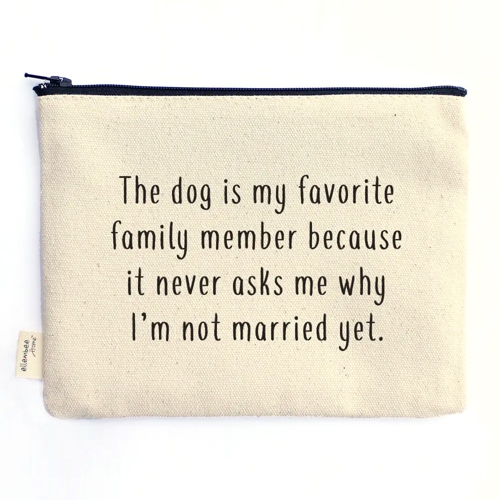 Dog Favorite Zipper Pouch