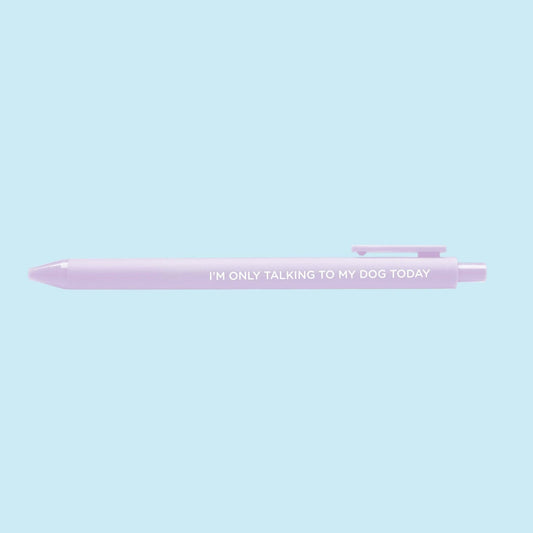 Pen-Talking To Dog