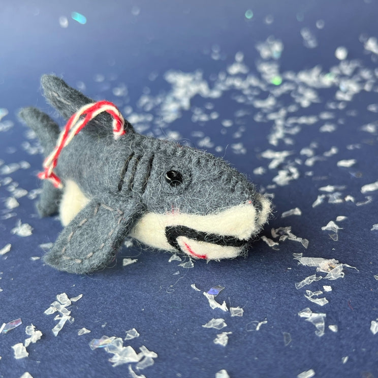 Wool Ornament-Shark