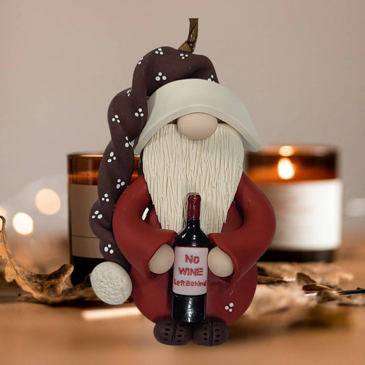 Wine Gnome Ornament