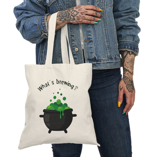 Halloween Tote Bag-What's Brewing?