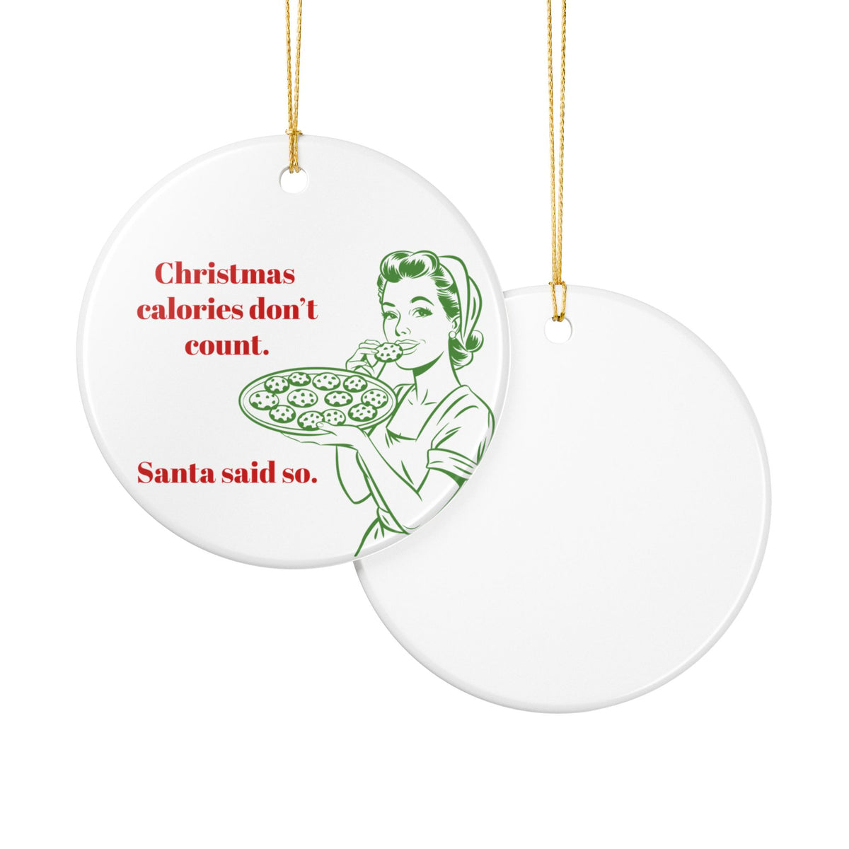 Christmas Calories Ornament