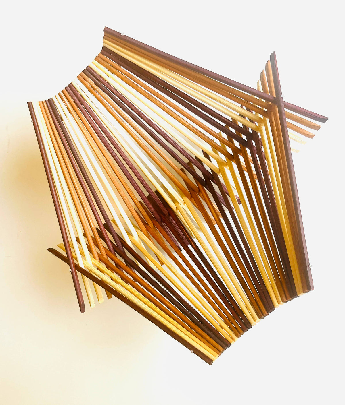 Folding Chopstick Basket-Large Nat/Tea /Dark Tea