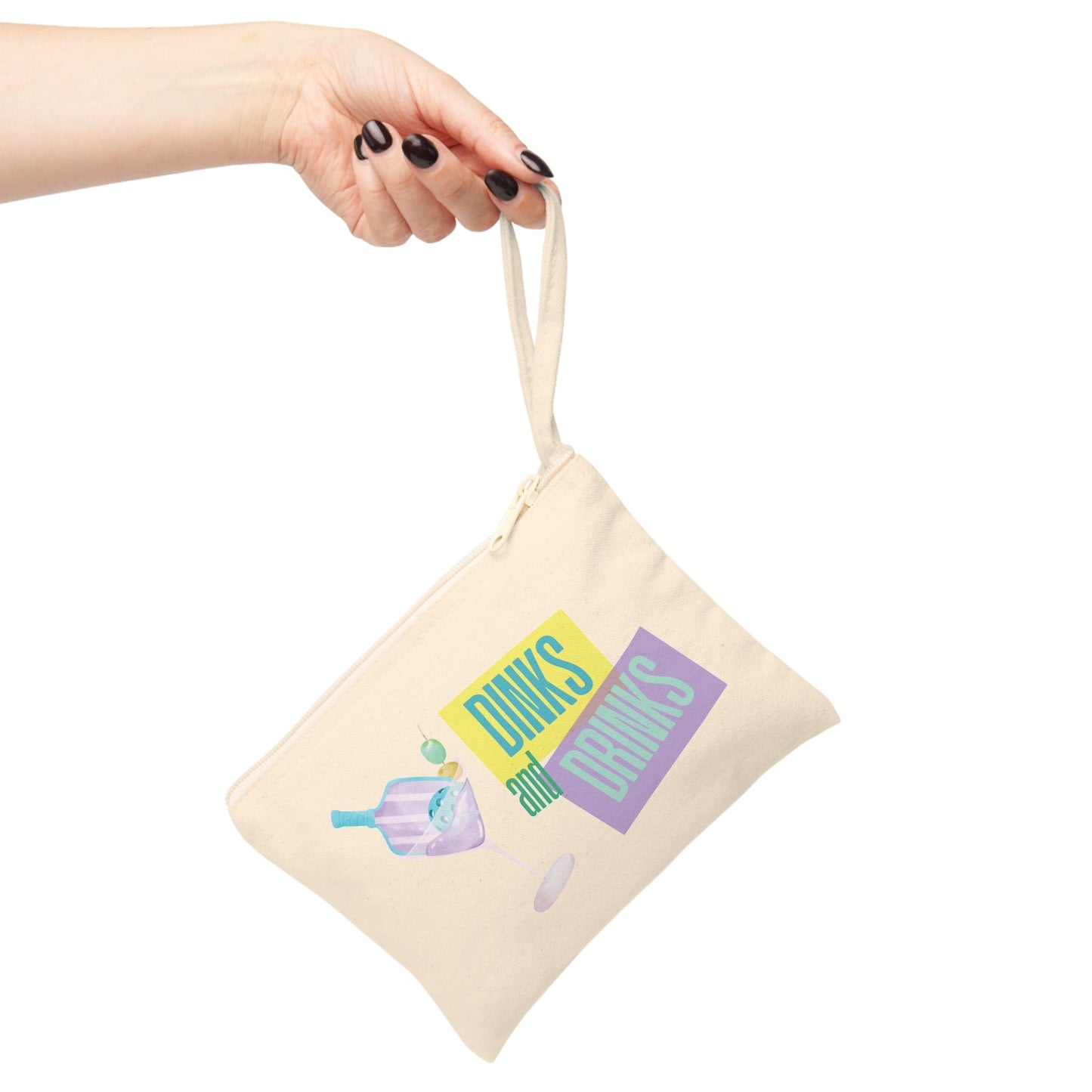 Zipper Pouch-Pickleball Dinks & Drinks