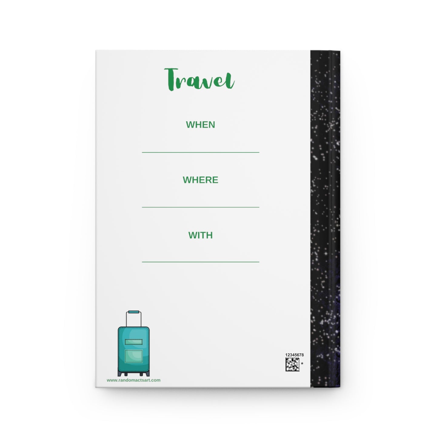 Travel Adventures Hardcover Journal