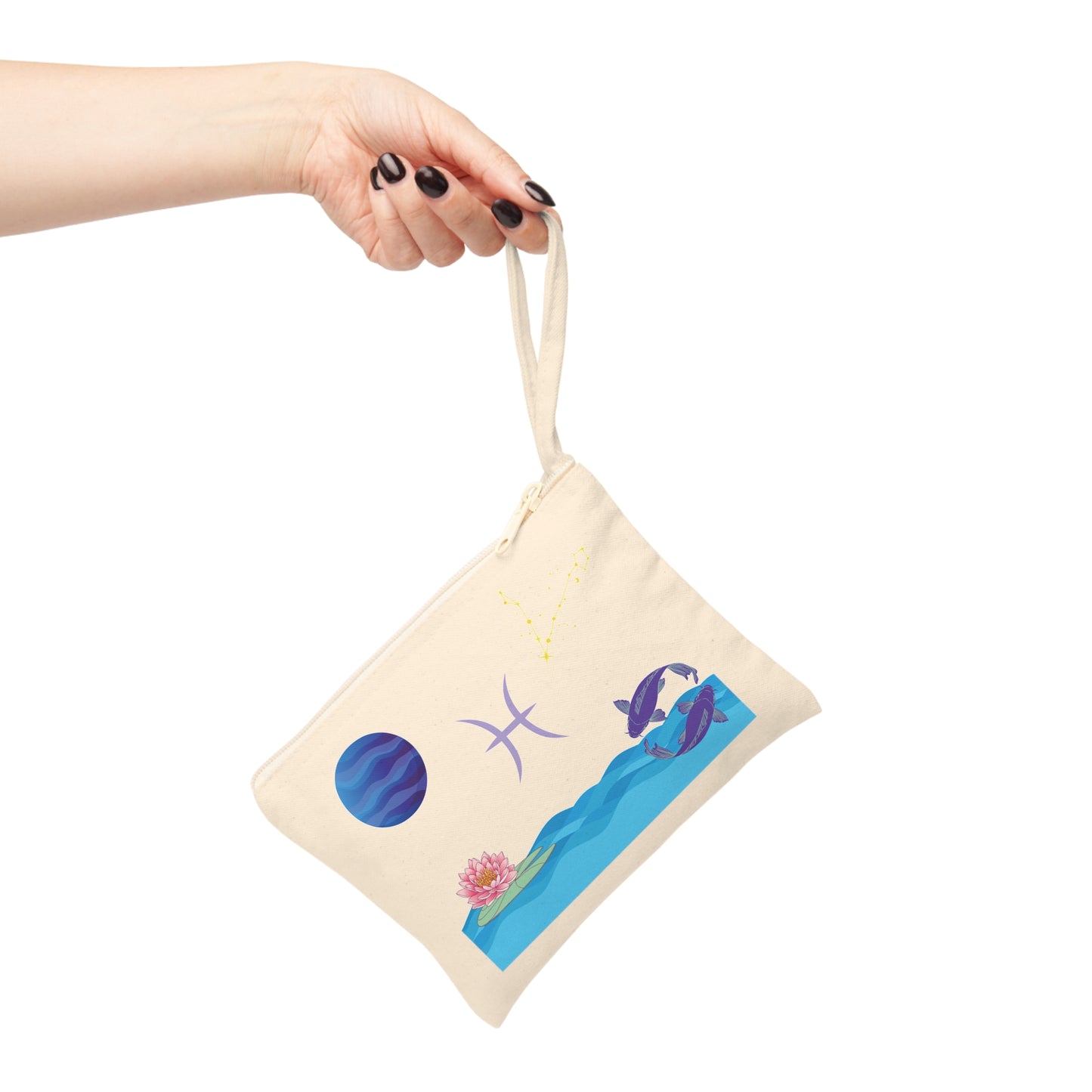 Zodiac Zipper Pouch-Pisces