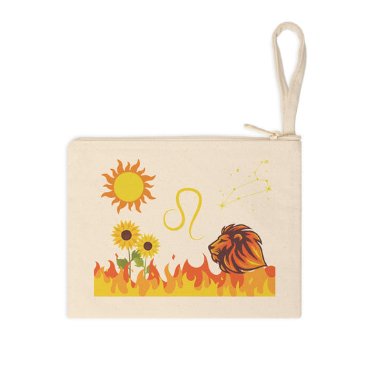 Zodiac Zipper Pouch-Leo