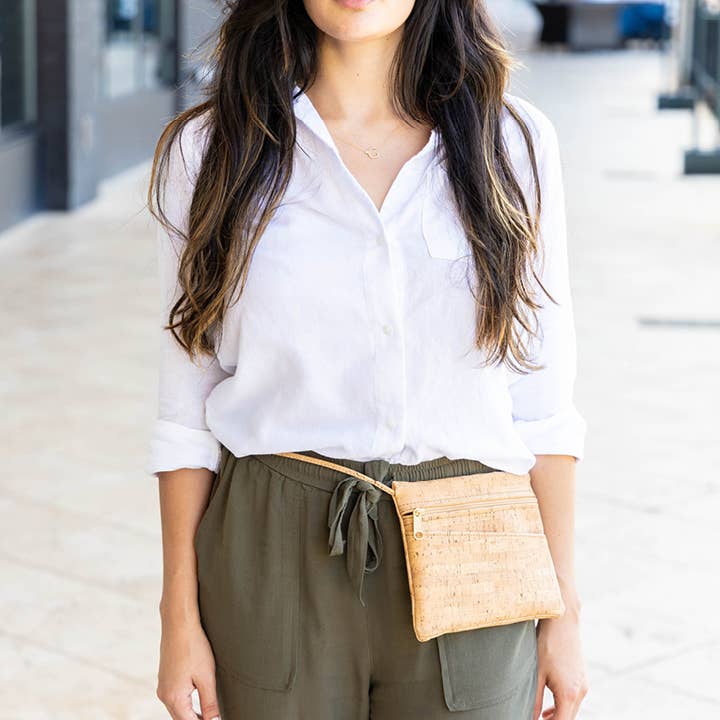Cork Crossbody Bag | Rustic Cork