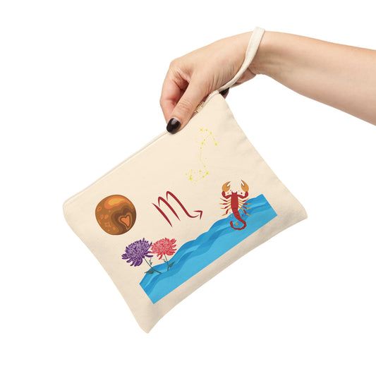 Zodiac Zipper Pouch-Scorpio