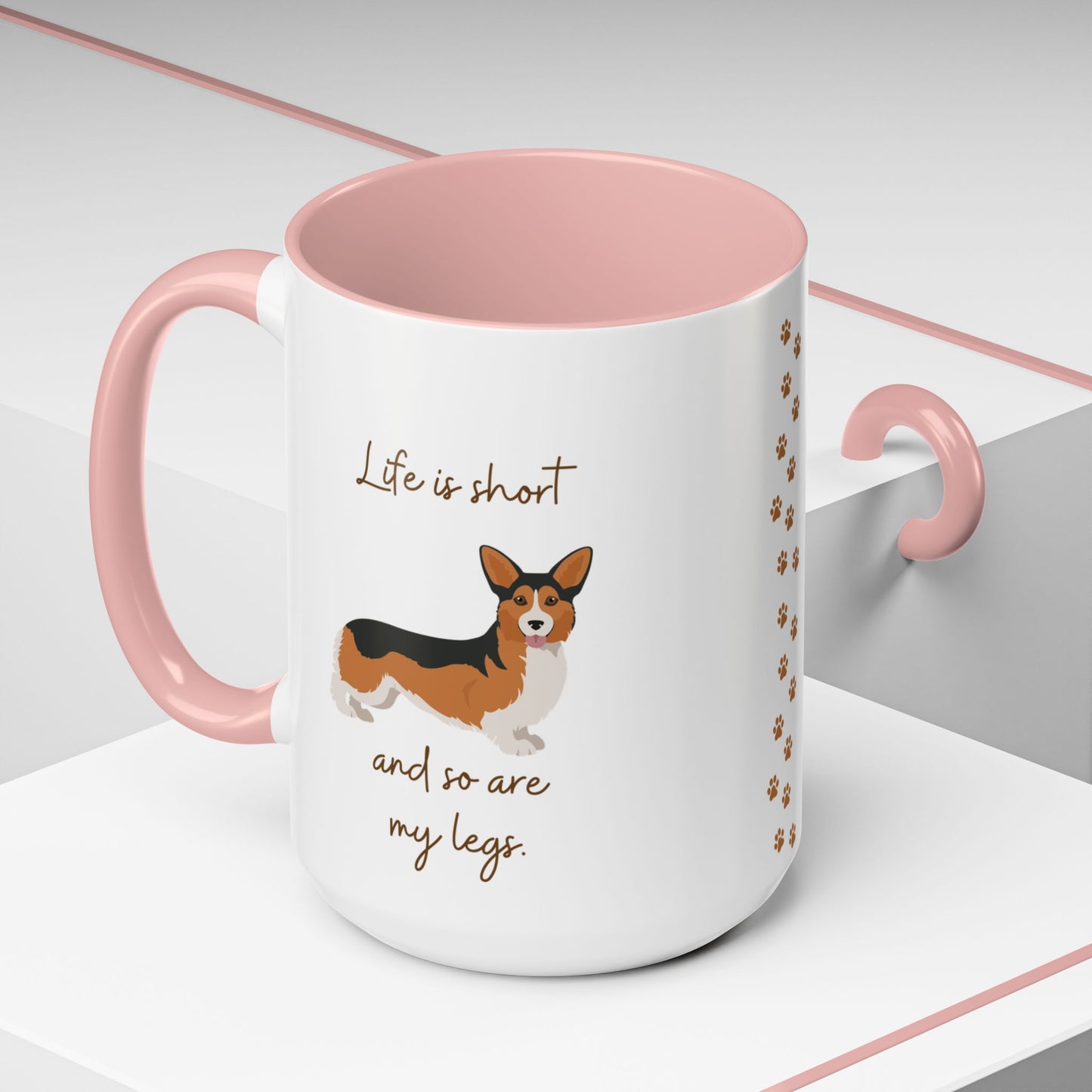 Life is Short Corgi Mug