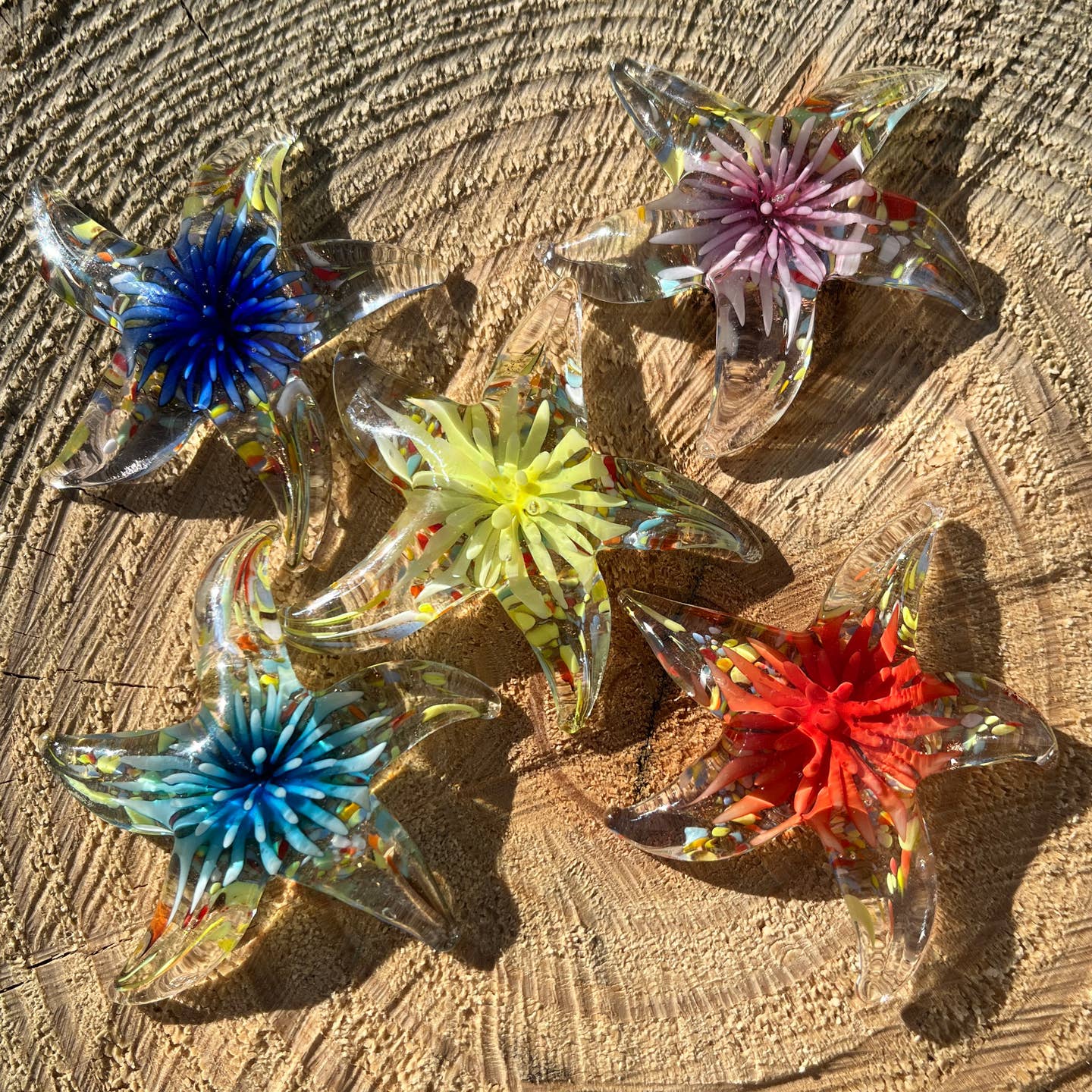 Tiny Glass Starfish