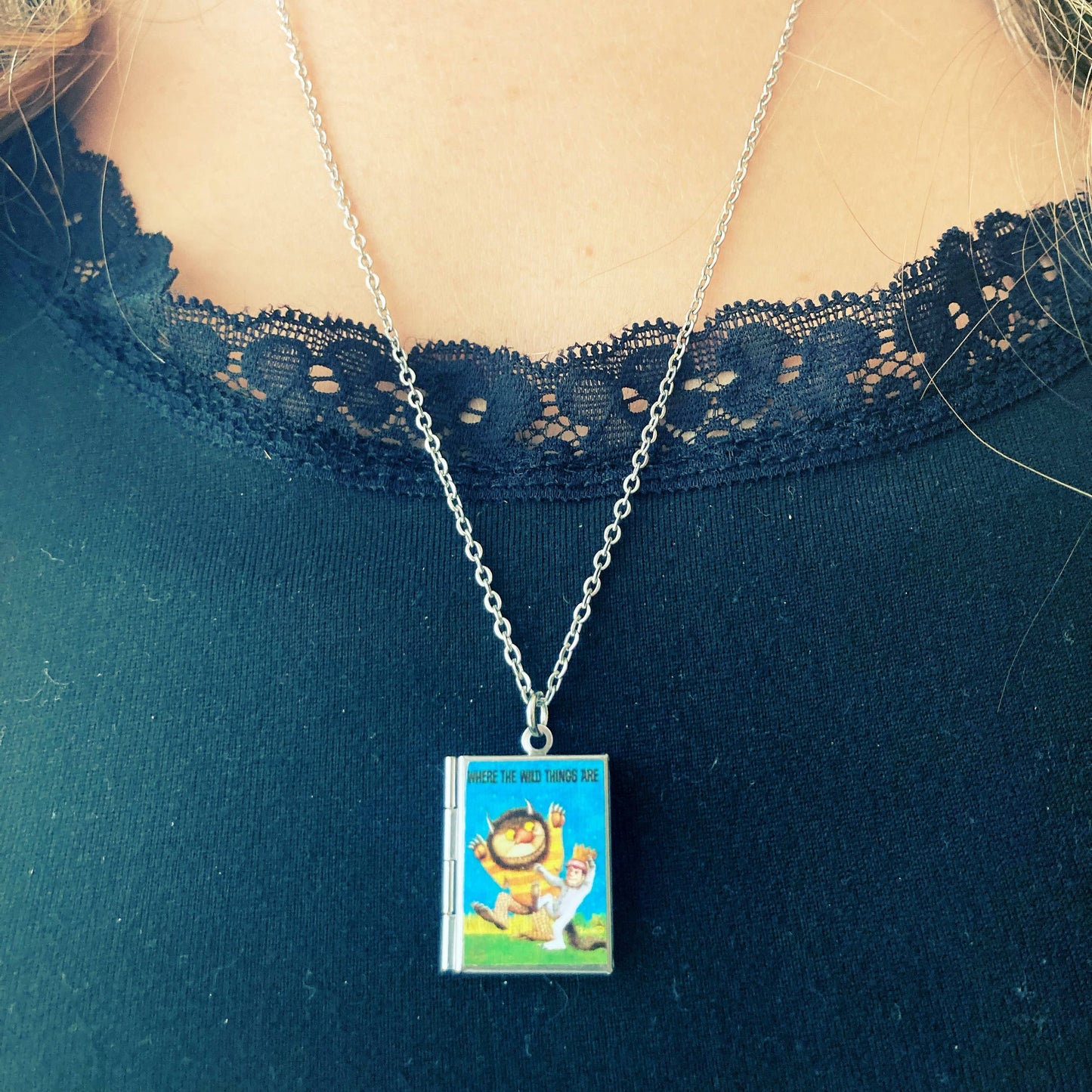 Book Locket-Where the Wild Things Are