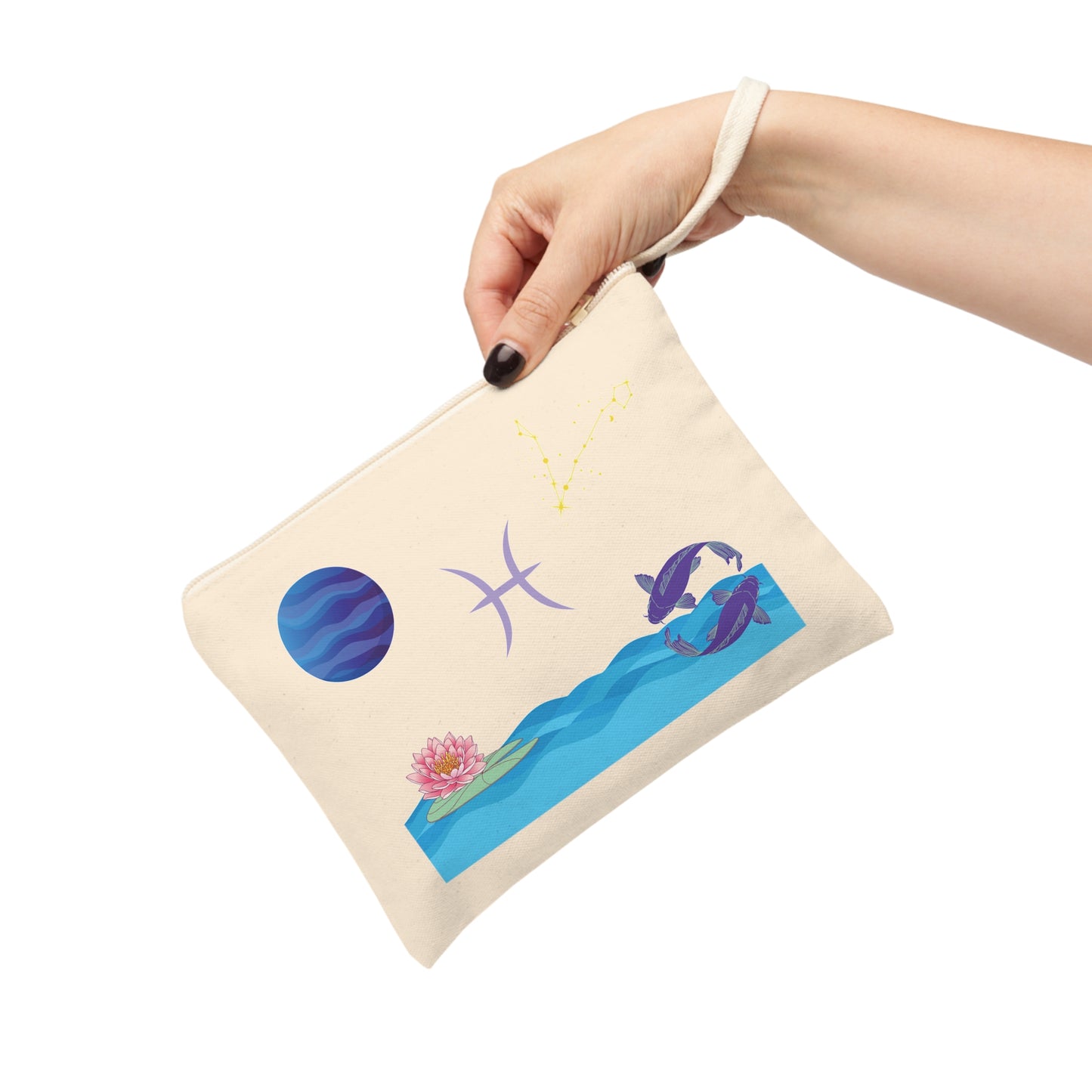 Zodiac Zipper Pouch-Pisces