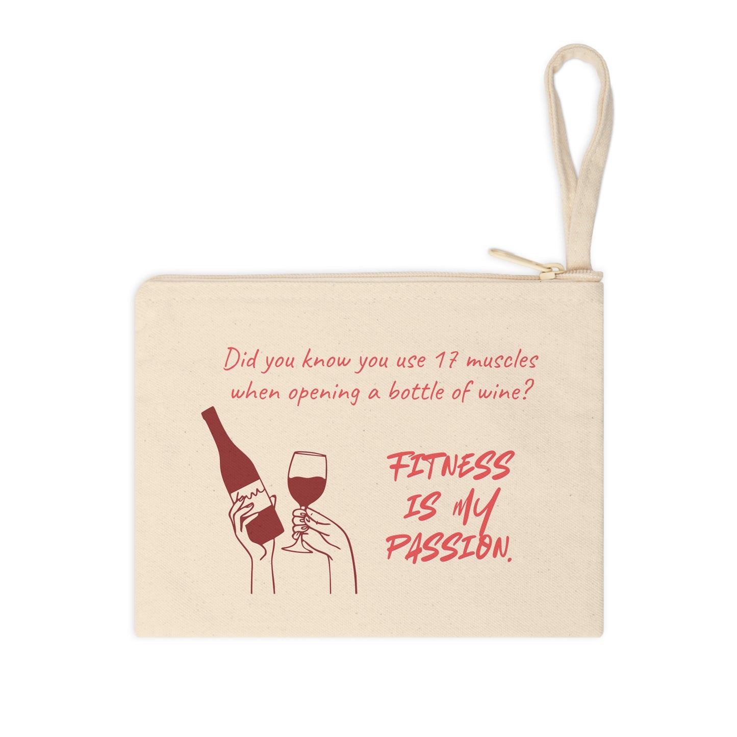 Zipper Pouch-Fitness is My Passion
