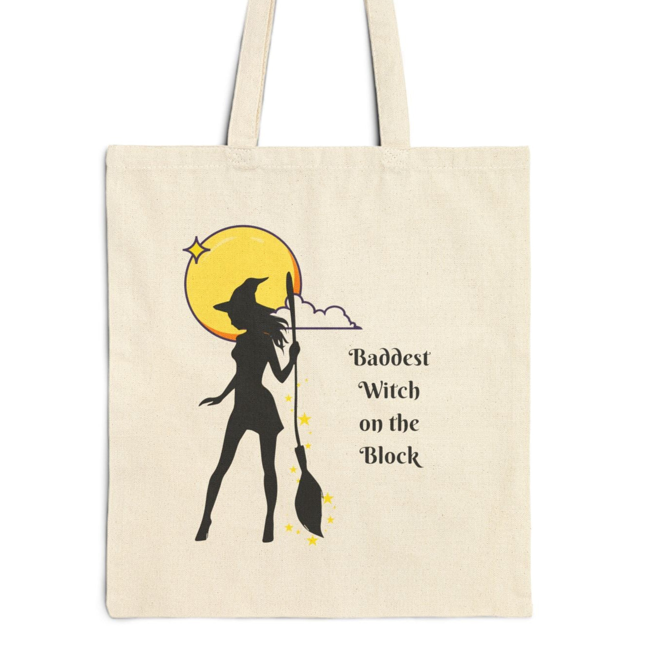 Halloween Tote Bag-Baddest Witch on the Block