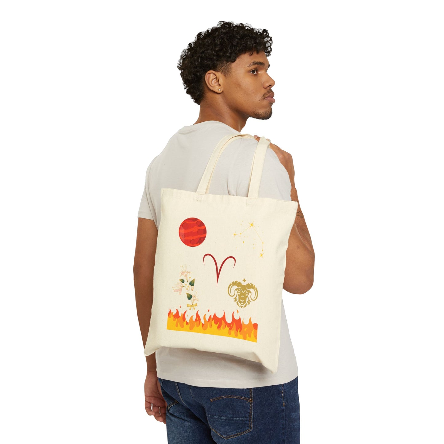 Zodiac Tote Bag-Aries