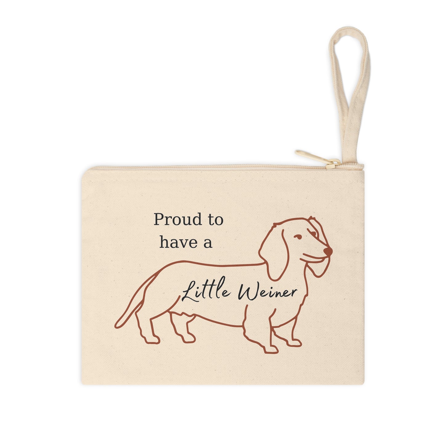 Zipper Pouch-Little Weiner