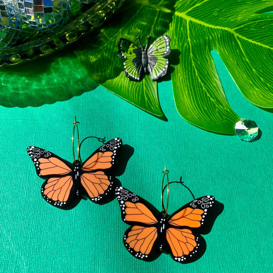 Monarch Butterfly Earrings