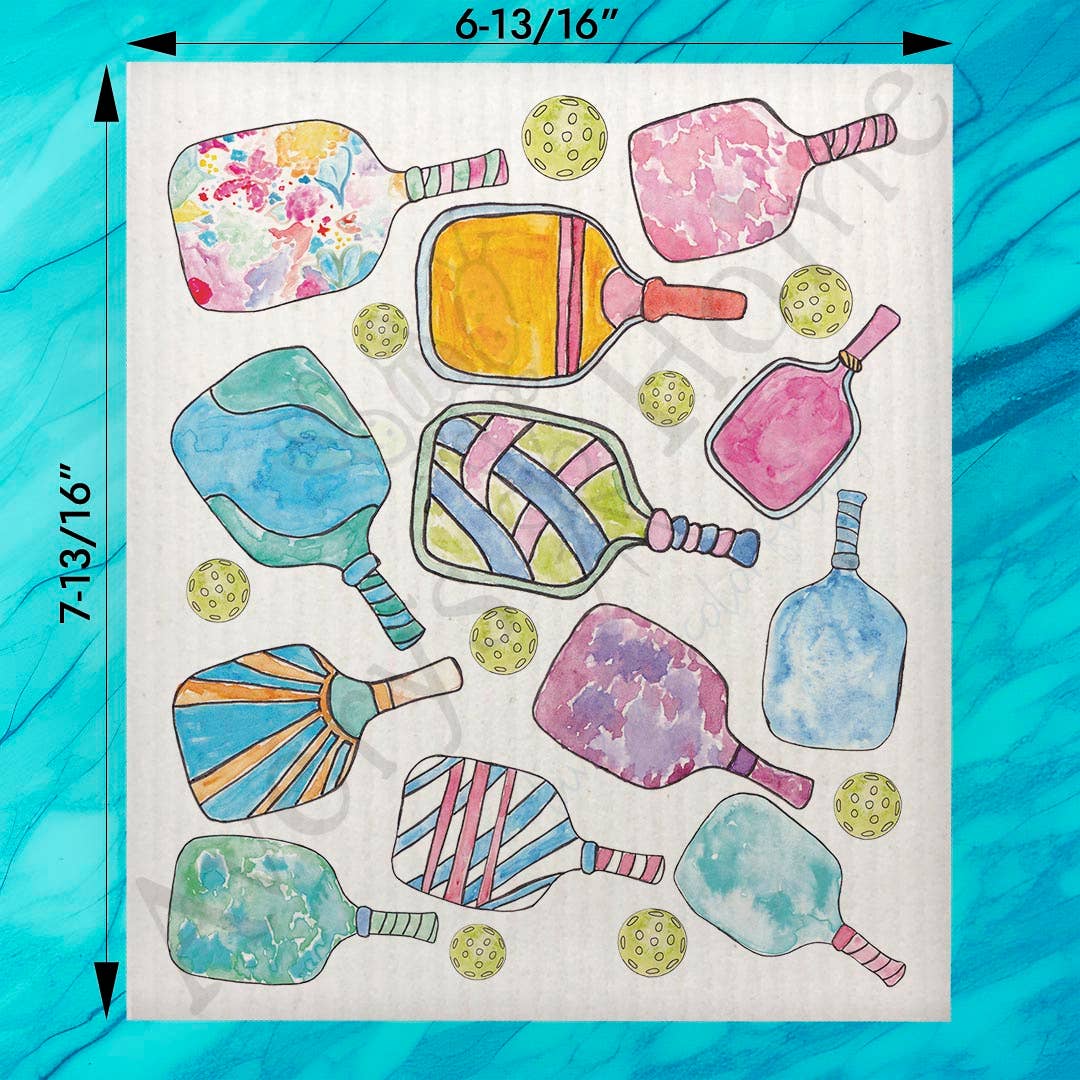 Swedish Dishcloth-Pickleball Paddles