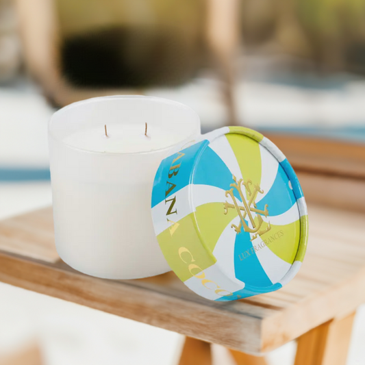 2 Wick Candle-Coconut Cabana