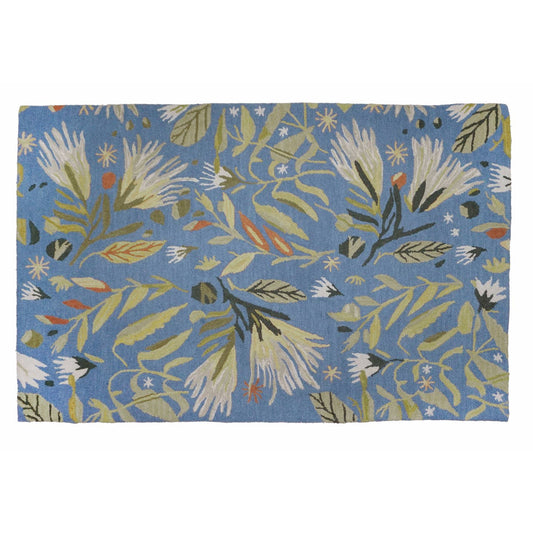 Lily Wind Hooked Rug