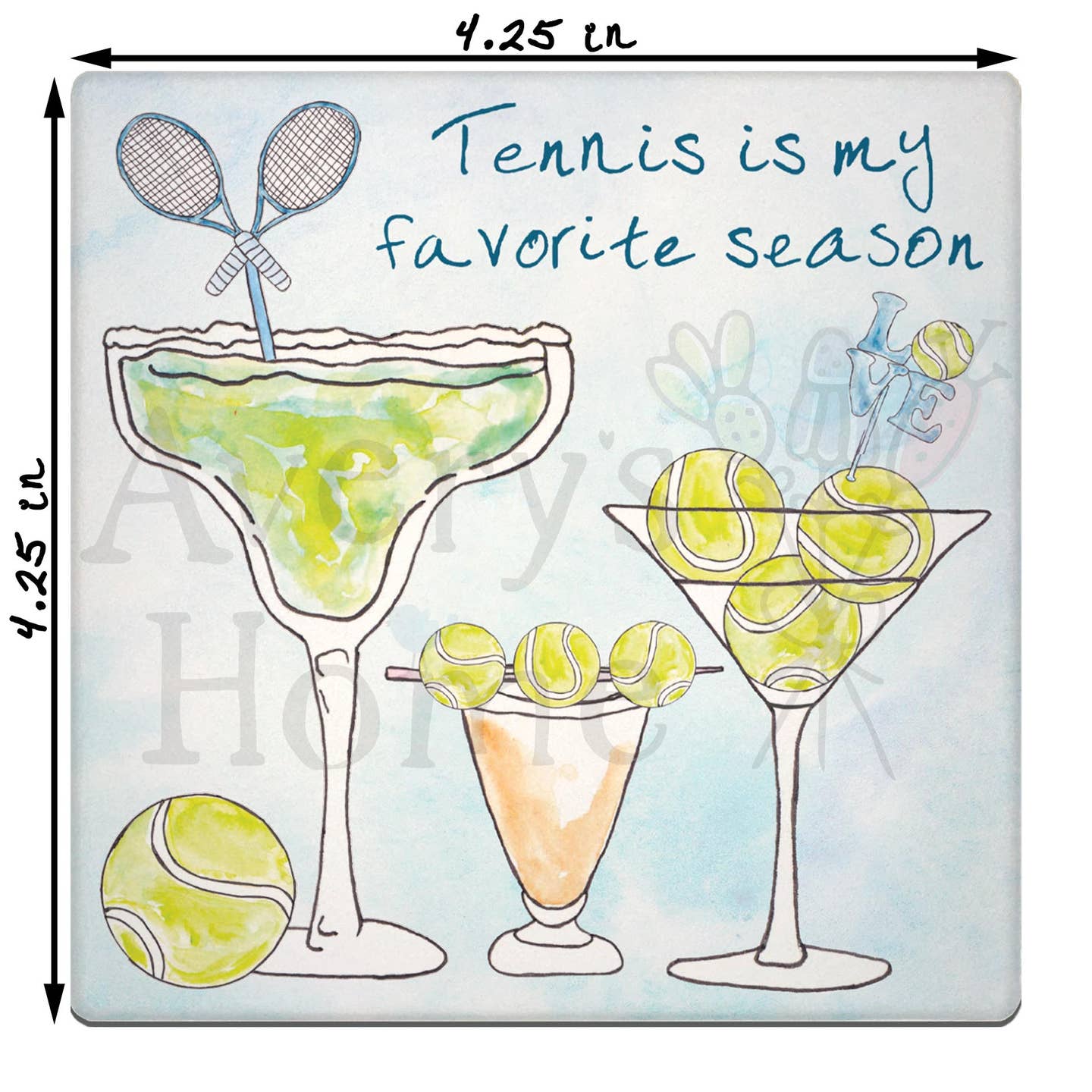 Coaster-Tennis Cocktails