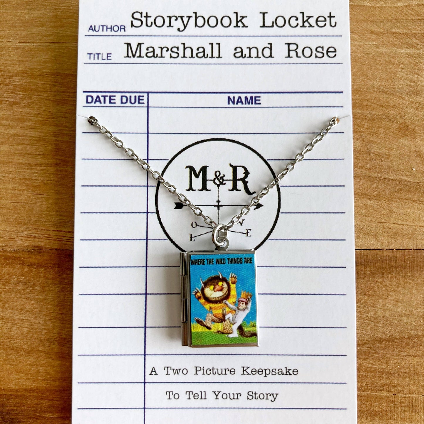 Book Locket-Where the Wild Things Are