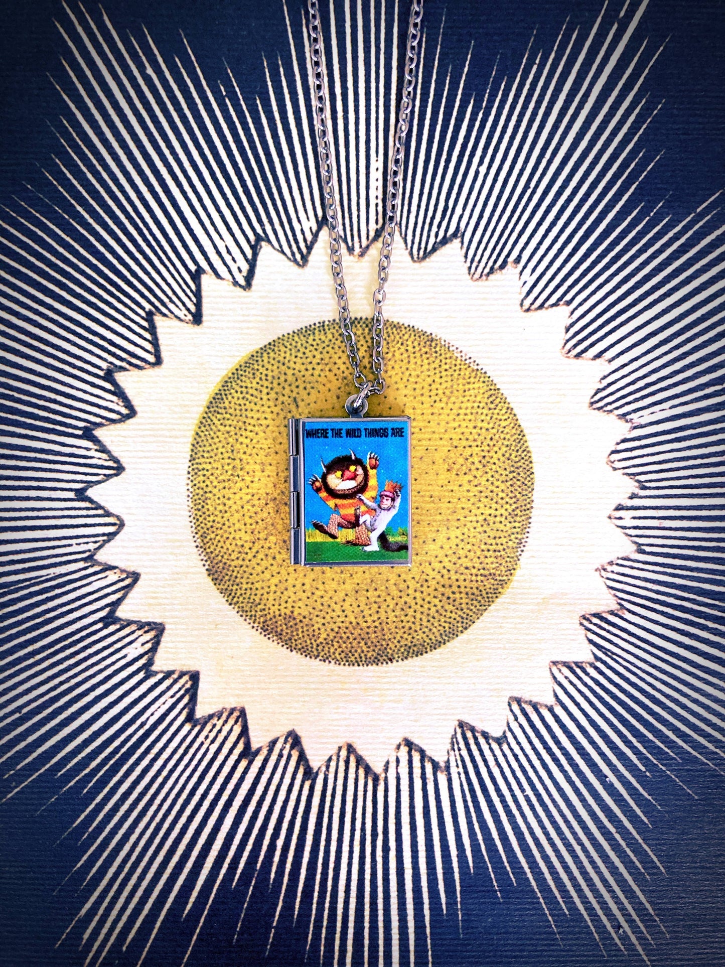 Book Locket-Where the Wild Things Are