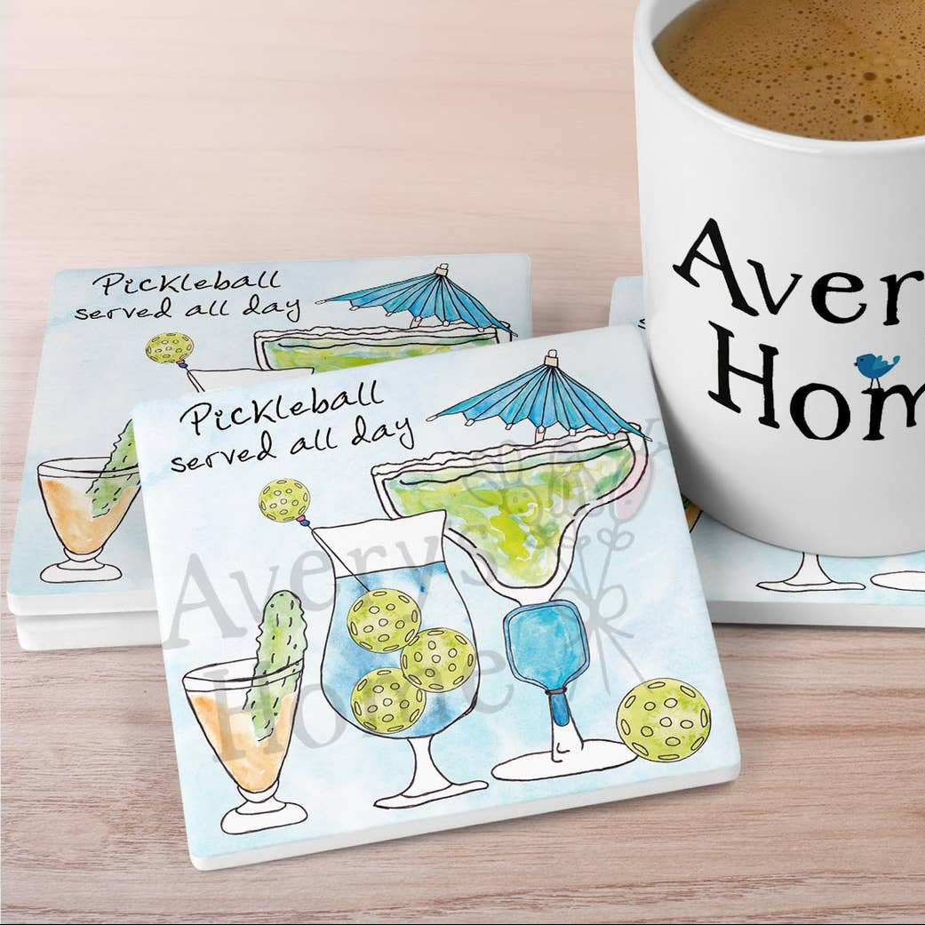 Coaster-Pickleball Served