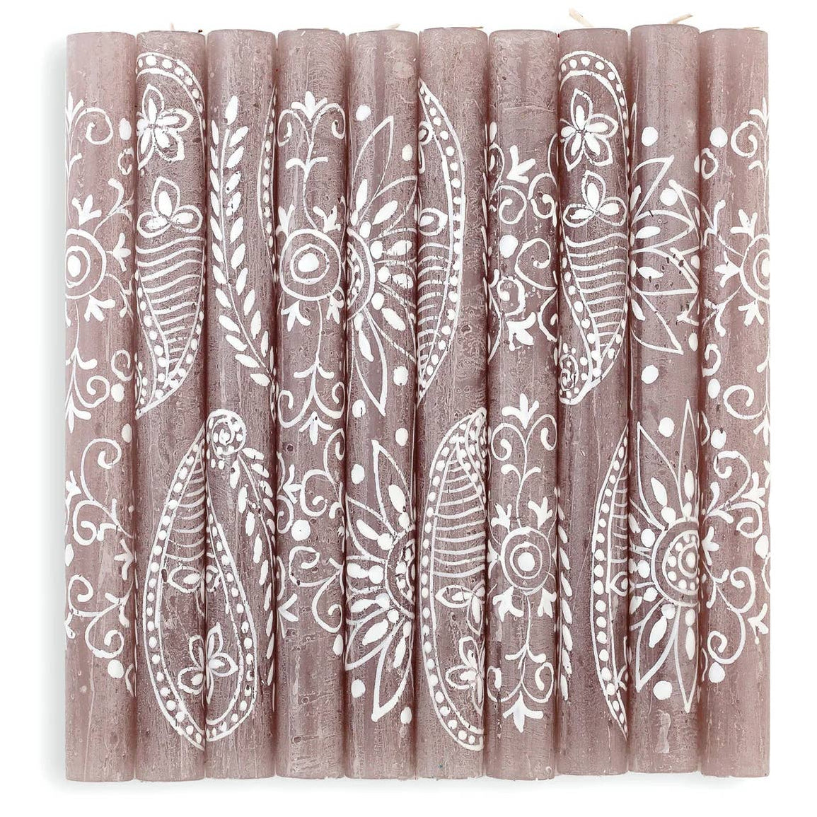 Taper Candles-Henna Brown