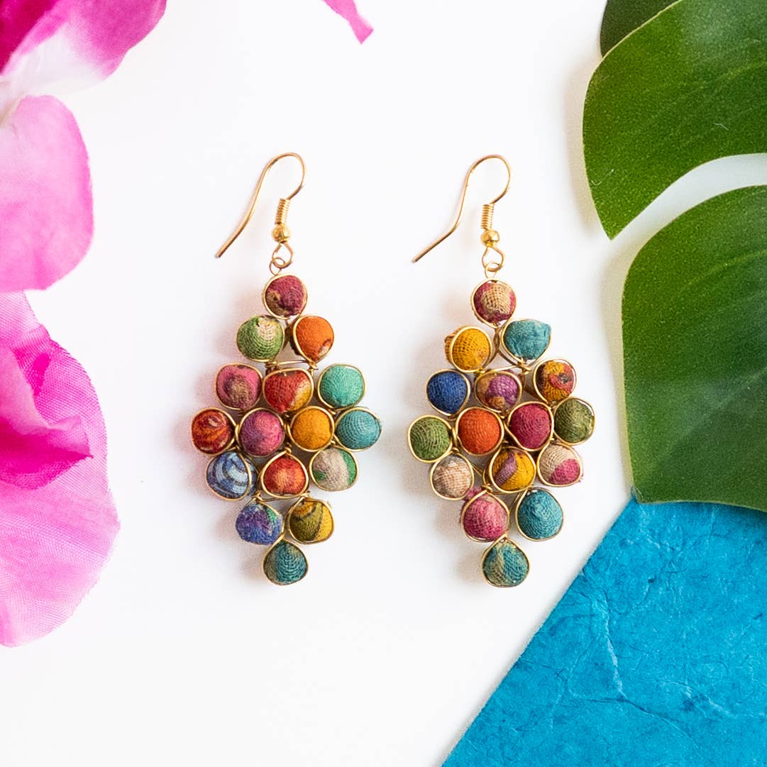 Kantha Diamond Earrings