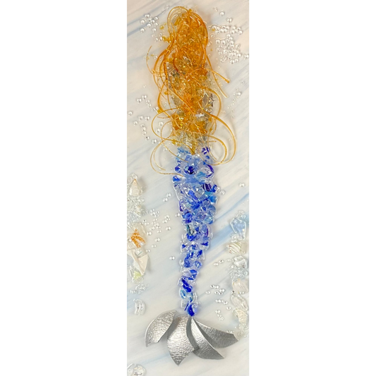 Mermaid Glass Wall Art-Miss Sea