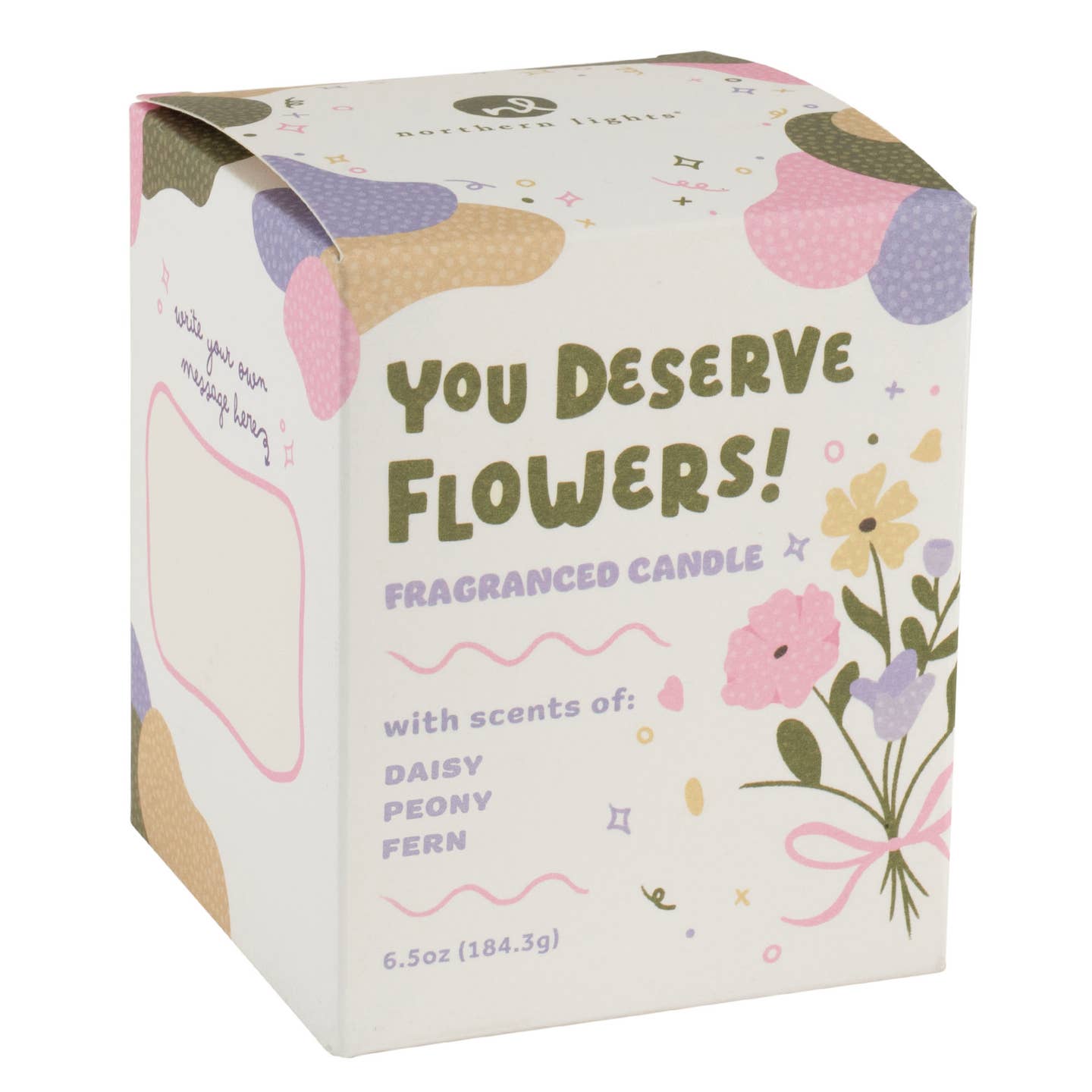Celebration Candle-You Deserve Flowers