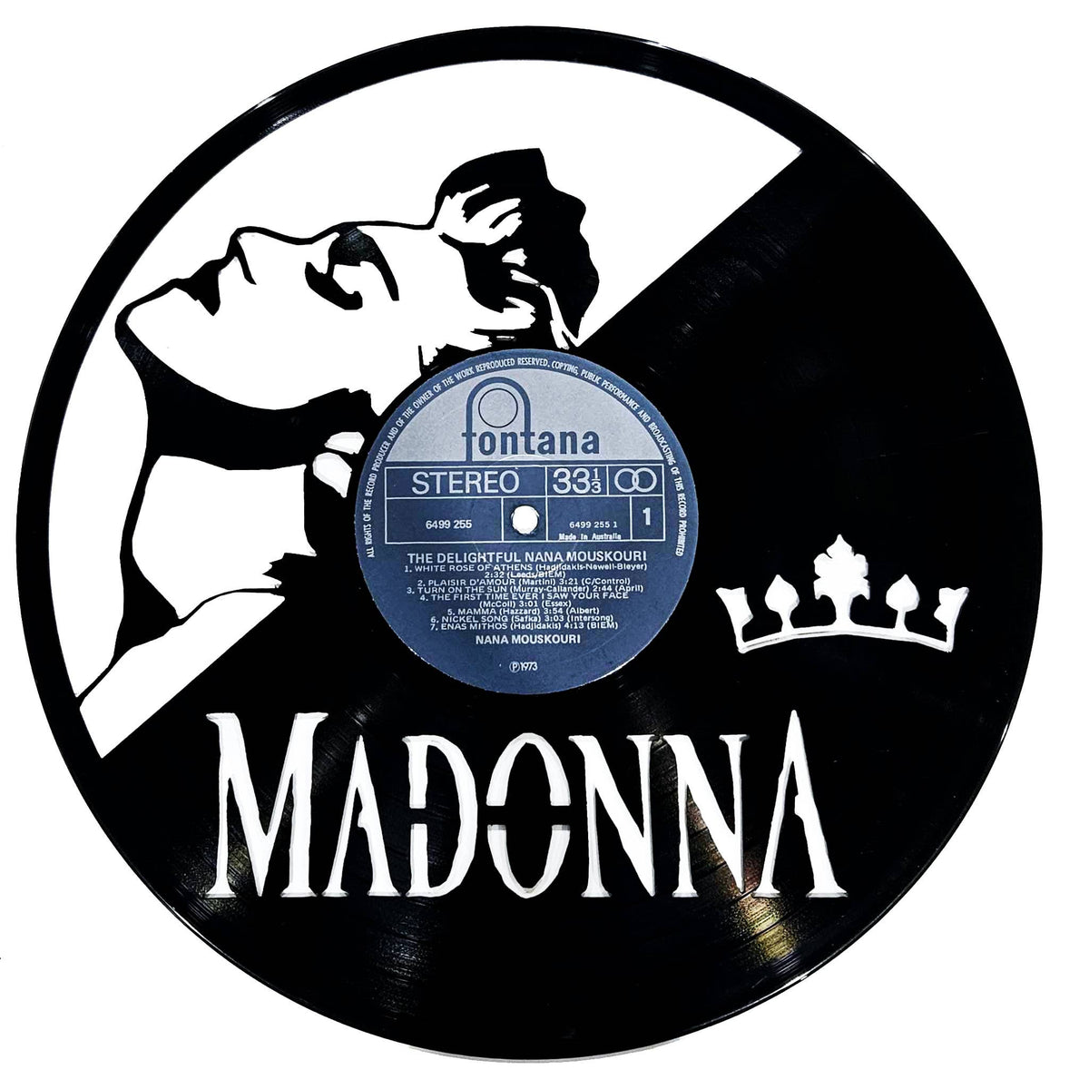 Vinyl Record Art-Madonna