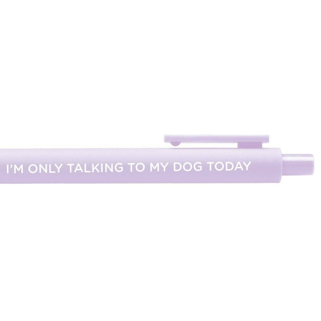 Pen-Talking To Dog