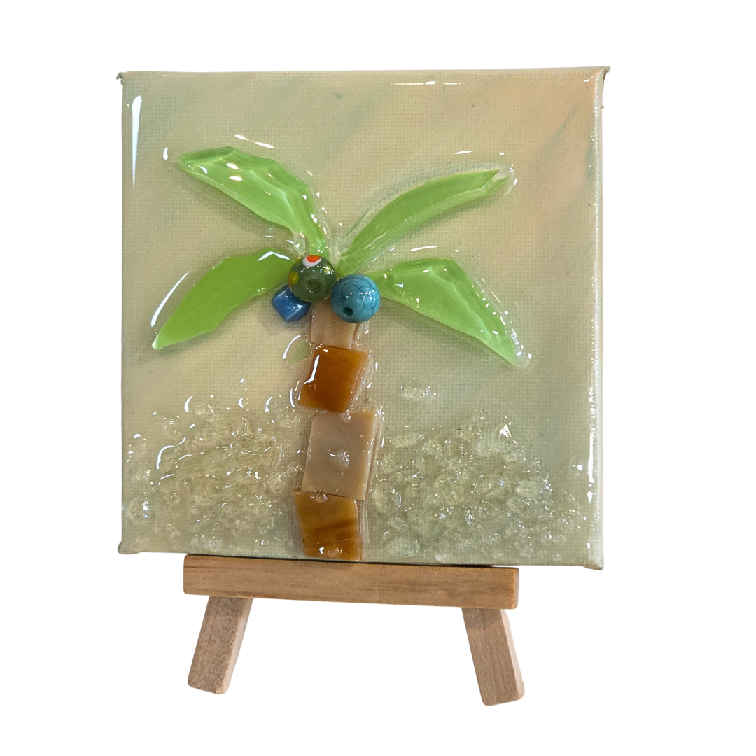 Shattered Glass Art-4"x4"